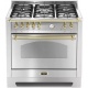 Aragaz Lofra Dolcevita RSG96GVGT/CI, 90x60 cm, gaz, 5 arzatoare, grill, aprindere electronica, timer, inox