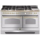 Aragaz Lofra RBI66MFT/CI, 60x60 cm, gaz, 4 arzatoare, grill, aprindere electronica, timer, crem