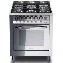 Aragaz Lofra Rainbow PL76MFT/C, gaz, 70x60cm, 5 arzatoare, grill electric, timer, aprindere electronica, inox