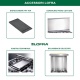 Aragaz Lofra Dolcevita RNM66GVGT/CI, 60x60 cm, gaz, 4 arzatoare, grill, aprindere electronica, timer, negru