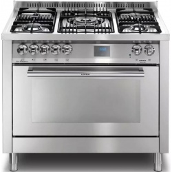 Aragaz Lofra Special100 PG106MFT/UI, gaz, 100X60cm, 5 arzatoare, aprindere electronica, grill electric, timer, inox