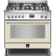 Aragaz Lofra RBI66MFT/CI, 60x60 cm, gaz, 4 arzatoare, grill, aprindere electronica, timer, crem
