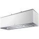 Hota design suspendata Baraldi Diade 01DIA060STW80, 60 cm, 800 m3/h, sticla alba/inox