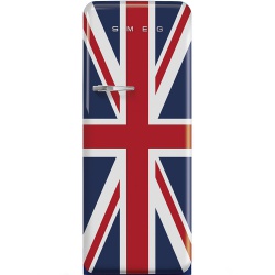 Frigider cu 1 usa SMEG FAB28RUJ1, No Frost, Clasa A++, 222L, Union Jack