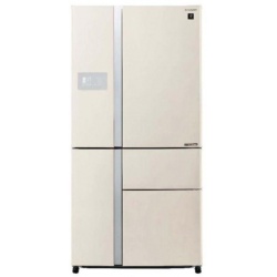 Side by side SHARP SJPX830FBE, 665l, Clasa A++, Plasmacluster,Hybrid Coolinng System, J-tech Inverter, Bej