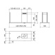 Hota design Baraldi Surf 01SUR090BL70, 90 cm, 700 m3/h, sticla neagra