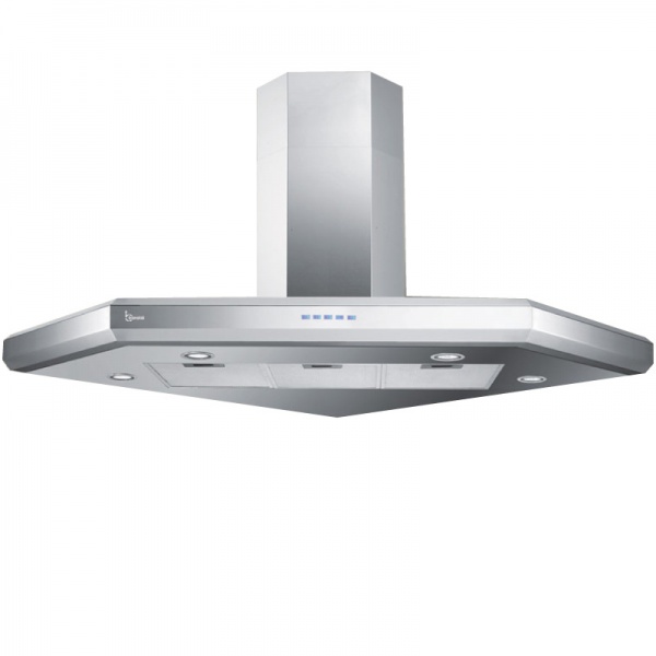 Hota insula de colt Baraldi Giovia angolo 01GIO100ST80, 100x100 cm, 800 m3/h, inox