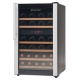 Vitrina de vinuri Tecfrigo Wine 32, 32 sticle, 2 zone temperatura, negru / inox Vitrina de vinuri Tecfrigo Wine 32, 32 sticle, 2 zone temperatura, negru / inox