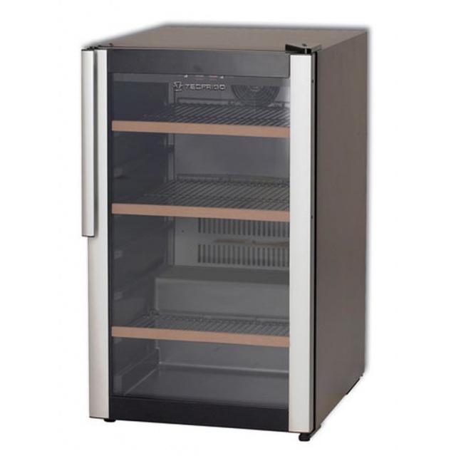 Vitrina de vinuri Tecfrigo Wine 32, 32 sticle, 2 zone temperatura, negru / inox