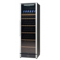 Vitrina de vinuri Tecfrigo Wine 185 Black, 197 sticle, 1 zona temperatura, negru / inox
