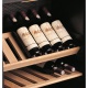 Vitrina de vinuri Tecfrigo Wine 155 Black, 146 sticle, 1 zona temperatura, negru / inox