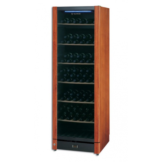 Vitrina de vinuri Tecfrigo Wine 185, 197 sticle, 1 zona temperatura, argintiu