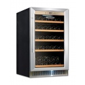 Racitor de vinuri Caso WineMaster Touch A one, 44 sticle, 117 W, negru/otel inoxidabil