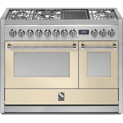 Aragaz Lofra RBI66MFT/CI, 60x60 cm, gaz, 4 arzatoare, grill, aprindere electronica, timer, crem