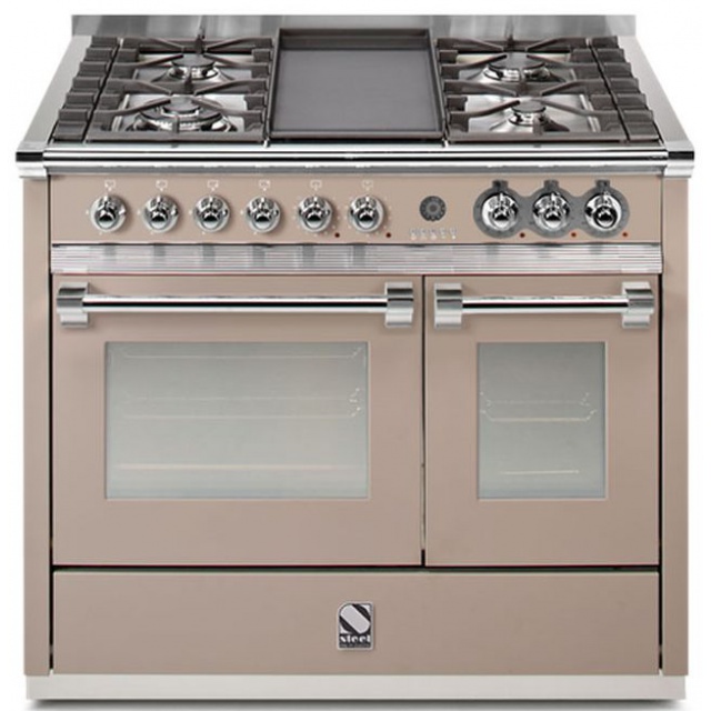 Aragaz Lofra RBI66MFT/CI, 60x60 cm, gaz, 4 arzatoare, grill, aprindere electronica, timer, crem