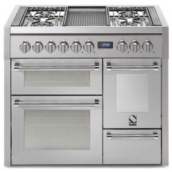 Aragaz Lofra RBI66MFT/CI, 60x60 cm, gaz, 4 arzatoare, grill, aprindere electronica, timer, crem