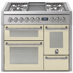 Aragaz Lofra RBI66MFT/CI, 60x60 cm, gaz, 4 arzatoare, grill, aprindere electronica, timer, crem