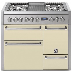 Aragaz Lofra RBI66MFT/CI, 60x60 cm, gaz, 4 arzatoare, grill, aprindere electronica, timer, crem