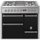 Aragaz Steel Genesi G10FFF-D, 100X60cm, 6 arzatoare, 3 cuptoare, timer, aprindere electronica, usa solida, crem Aragaz Steel Genesi G10FFF-D, 100X60cm, 6 arzatoare, 3 cuptoare, timer, aprindere electronica, usa solida, crem