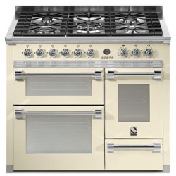 Aragaz Lofra RBI66MFT/CI, 60x60 cm, gaz, 4 arzatoare, grill, aprindere electronica, timer, crem