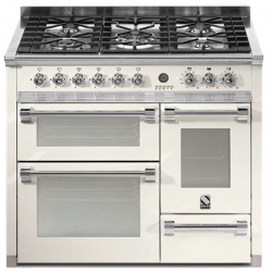Aragaz Lofra RBI66MFT/CI, 60x60 cm, gaz, 4 arzatoare, grill, aprindere electronica, timer, crem