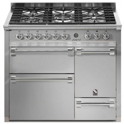 Aragaz Lofra RBI66MFT/CI, 60x60 cm, gaz, 4 arzatoare, grill, aprindere electronica, timer, crem