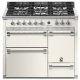Aragaz Steel Ascot A10FFF-D, 100X60cm, 6 arzatoare, 3 cuptoare, timer, aprindere electronica, usa solida, negru Aragaz Steel Ascot A10FFF-D, 100X60cm, 6 arzatoare, 3 cuptoare, timer, aprindere electronica, usa solida, negru