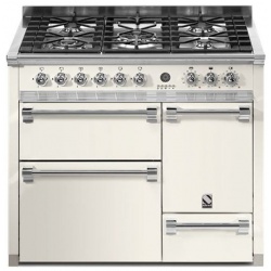 Aragaz Lofra RBI66MFT/CI, 60x60 cm, gaz, 4 arzatoare, grill, aprindere electronica, timer, crem