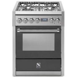 Aragaz Lofra RBI66MFT/CI, 60x60 cm, gaz, 4 arzatoare, grill, aprindere electronica, timer, crem