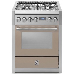 Aragaz Lofra RBI66MFT/CI, 60x60 cm, gaz, 4 arzatoare, grill, aprindere electronica, timer, crem