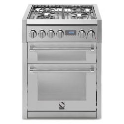 Aragaz Lofra RBI66MFT/CI, 60x60 cm, gaz, 4 arzatoare, grill, aprindere electronica, timer, crem