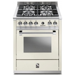 Aragaz Lofra RBI66MFT/CI, 60x60 cm, gaz, 4 arzatoare, grill, aprindere electronica, timer, crem