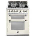 Aragaz Lofra RBI66MFT/CI, 60x60 cm, gaz, 4 arzatoare, grill, aprindere electronica, timer, crem