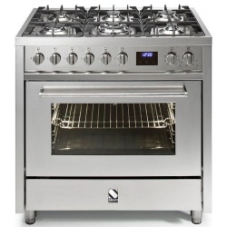 Aragaz Lofra RBI66MFT/CI, 60x60 cm, gaz, 4 arzatoare, grill, aprindere electronica, timer, crem