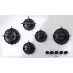 Plita incorporabila Barazza Mood, 90 cm, plita gaz, 5 arzatoare, sistem siguranta Stop-Gaz, vitroceramica neagra