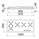 Plita incorporabila Barazza Select Plus, 90 cm, plita gaz, 5 arzatoare, sistem siguranta Stop-Gaz, inox