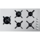 Plita incorporabila Barazza Select Plus Flat, 70 cm, plita gaz, 5 arzatoare, sistem siguranta Stop-Gaz, inox Plita incorporabila Barazza Select Plus Flat, 70 cm, plita gaz, 5 arzatoare, sistem siguranta Stop-Gaz, inox