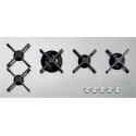 Plita incorporabila Barazza Select Plus Flat, 100 cm, plita gaz, 5 arzatoare, sistem siguranta Stop-Gaz, inox