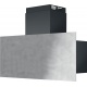 Hota design Baraldi Surf 01SUR090BL70, 90 cm, 700 m3/h, sticla neagra