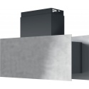 Hota design Baraldi Surf 01SUR090BL70, 90 cm, 700 m3/h, sticla neagra