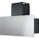 Hota decorativa Barazza Steel 1KSTP9, 90 cm, 1 motor, 800 m3/h, 3 viteze + booster, inox