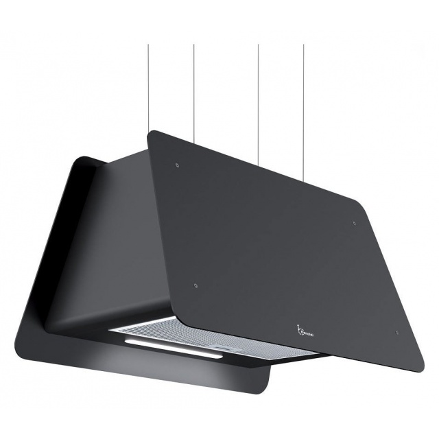 Hota design suspendata Baraldi Lady 01LAD070BL70, 70 cm, 700 m3/h, negru