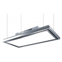 Hota design Baraldi Surf 01SUR090BL70, 90 cm, 700 m3/h, sticla neagra