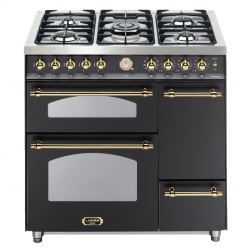 Aragaz Lofra RBI66MFT/CI, 60x60 cm, gaz, 4 arzatoare, grill, aprindere electronica, timer, crem