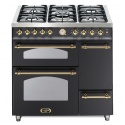 Aragaz Lofra RBI66MFT/CI, 60x60 cm, gaz, 4 arzatoare, grill, aprindere electronica, timer, crem