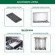 Aragaz Lofra Maxima M85G/C, 80x50 cm, gaz, 5 arzatoare, grill electric, timer, aprindere electronica, inox