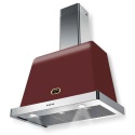 Hota decorativa Lofra Dolcevita 60 , 60 cm, 1 motor, 4 viteze, 800 m3/h, telecomanda, rosu burgundy