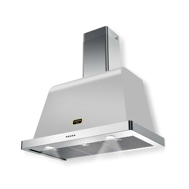 Hota decorativa Lofra Dolcevita 90 , 90 cm, 1 motor, 4 viteze, 800 m3/h, inox