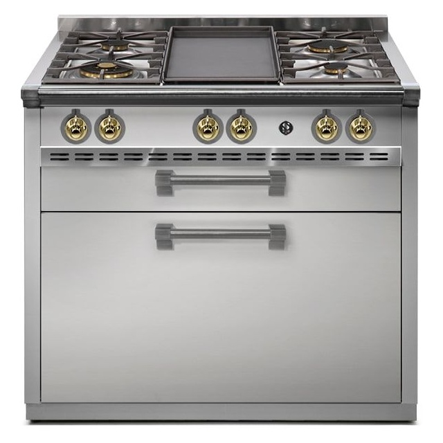 Aragaz Lofra RBI66MFT/CI, 60x60 cm, gaz, 4 arzatoare, grill, aprindere electronica, timer, crem