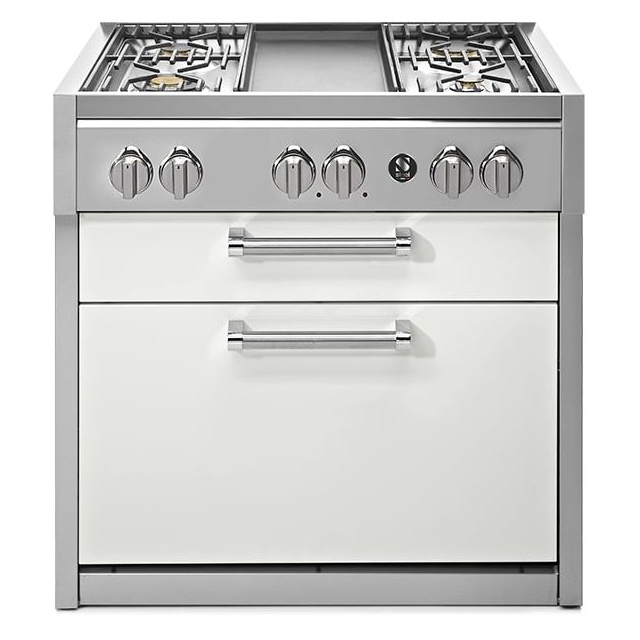 Plita profesionala cu spatii depozitare Steel Genesi G9C, 90x65 cm, 6 arzatoare, 2 sertare, aprindere electronica, negru